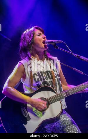 Kt Tunstall Live In Concert Cambridge Folk Festival, 2005 Stock Photo 