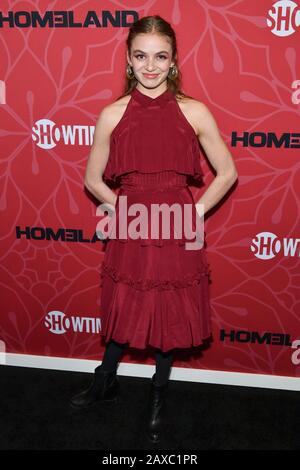 'Homeland' TV show final season premiere, The Museum of Modern Art, New York, USA - 04 Feb 2020 - Morgan Saylor Stock Photo