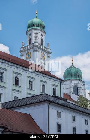 Cathedral of Passau Bavaria Germany Stock Photo
