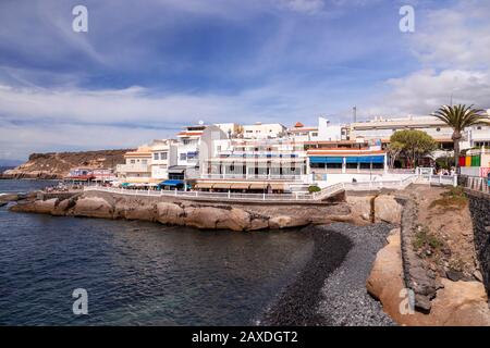 Seafront at La Caleta, Tenerife, Canary Islands Stock Photo