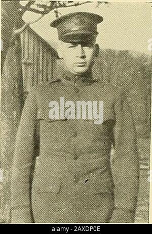Penn State in the world war . STERI.IN(3 M. rAI.lI. W. W. PAYNB F. M. OYLER Page Three Sixty-eight Pbnn State in the World AVar lieutenant, Infantry. He was assigned to Company E, 50th Infantry, 20thDivision, and transferred to Camp Greene, N. C. He was then sent to CampRaritan, Metuchen, N. J., with Companies E and H, on guard duty. Neilsonwas transferred to Plattsburg Barracks, N. Y., on detached duty as aninstructor at the Reserve Officers Training Camp on May 30, 1918, andremained there until July 10, 1918. After being transferred to Camp Mills,L. I., and then to Camp Sevier, S. C, he was Stock Photo