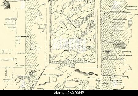 Some account of the barony and town of Okehampton: its antiquities and institutions . 7//7r 7W; v^--:-i^i?-if 1. Vy/&lt;^/ZSZ. mr%mm. ^f ^P!:^ ^ ^^-j^^ ^-^ ^y^^s i:;^ IN THE CHAPEL, OKEHAMPTON CASTLE. Stock Photo