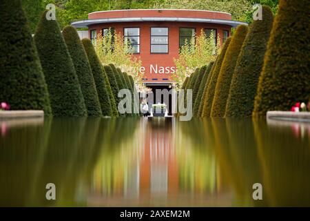 Oranje Nassau Building in the Keukenhof park in The Netherlands Stock Photo