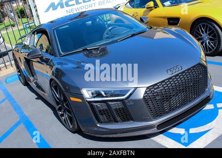 Some photos of exotic cars taken at a car meet in Newport Beach Stock Photo