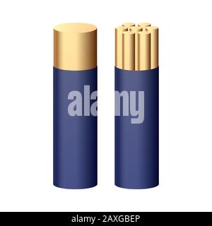 Types of electrical cables. Vector illustration. Electronic industry Stock Vector