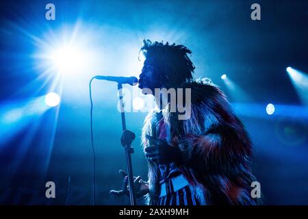 Oslo, Norway. 11th Feb, 2020. The American singer and rapper De'Wayne Jackson performs a live concert at Parkteatret in Oslo. (Photo Credit: Gonzales Photo/Per-Otto Oppi/Alamy Live News). Stock Photo