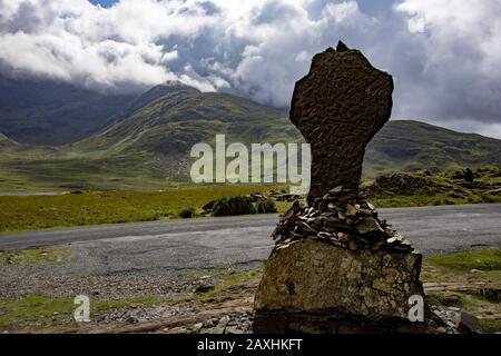 Famine monument in county mayo, republic of ireland Stock Photo