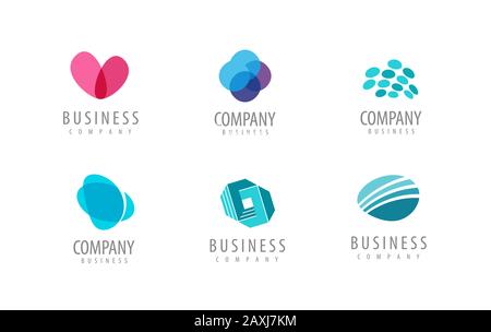 Business icon. Company logo or symbol vector illustration Stock Vector