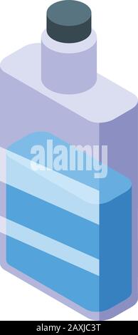 Medicine potion icon, isometric style Stock Vector