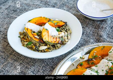 vegan plant based meals Stock Photo