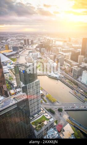 Melbourne, Cityscape, Australia, Victoria Province Stock Photo