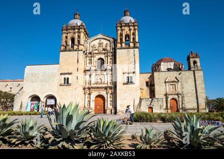 Templo de Santo Domingo de Guzman church and former monastery in Oaxaca, Mexico Stock Photo