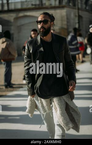 Street style, Jerry Lorenzo arriving at Alyx Spring-Summer 2019 menswear  show held at Bercy Popb, in Paris, France, on June 24th, 2018. Photo by  Marie-Paola Bertrand-Hillion/ABACAPRESS.COM Stock Photo - Alamy