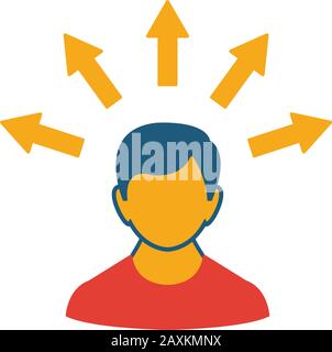 Personal Solution icon. Simple element from project management icons collection. Creative Personal Solution icon ui, ux, apps, software and Stock Vector