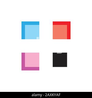 abstract windows colorful logo vector Stock Vector