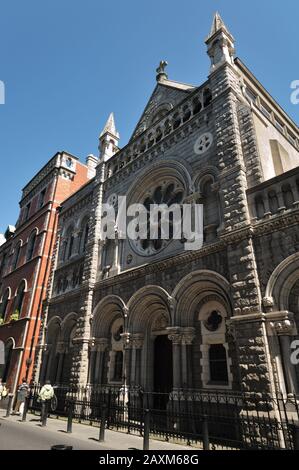 Ireland, Clifden, St Joseph's Church, view of the main facade Stock Photo
