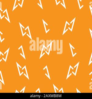 letter n thunder shape seamless background vector Stock Vector