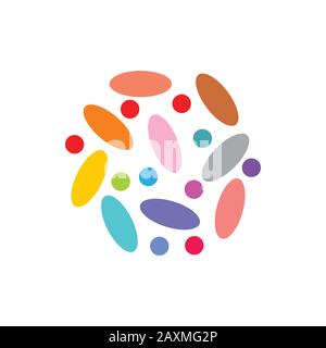simple candies colorful symbol vector Stock Vector