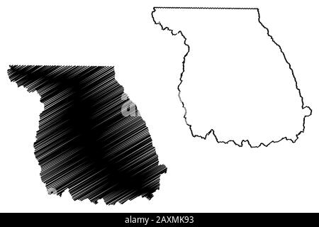 Jackson County (Colorado) outline map set Stock Vector Image & Art - Alamy