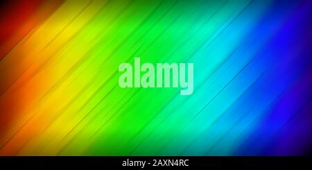 An abstract motion blur rainbow spectrum background banner. Stock Photo