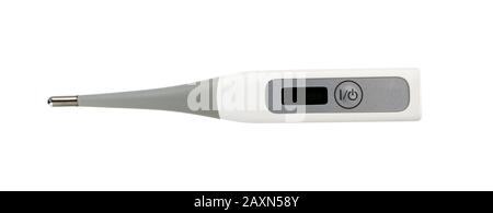Medical thermometer isolated on white background with clipping path. Digital Medical thermometer. Stock Photo