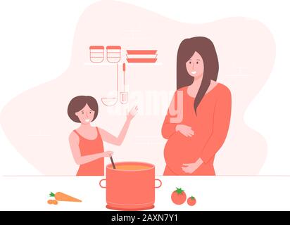 Pregnant Woman Cartoon In House Design, Belly Pregnancy Maternity And  Mother Theme Vector Illustration Royalty Free SVG, Cliparts, Vectors, and  Stock Illustration. Image 154648864.