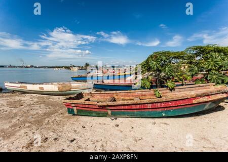 Black man fishing boat hi-res stock photography and images - Alamy