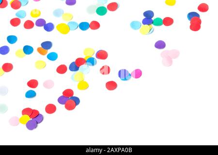 confetti on white background Stock Photo