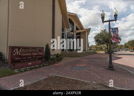 Macedonia Missionary Baptist Church Eatonville, Florida USA Stock Photo