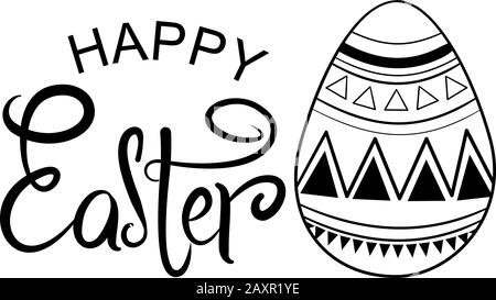Vector of Easter holiday card displaying eggs Stock Vector