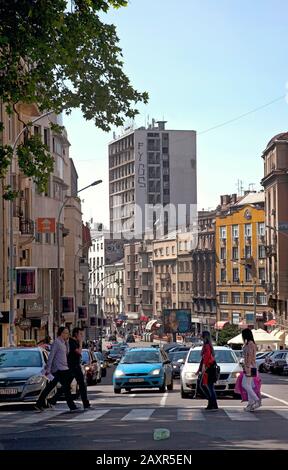 House, Street, Architecture, Belgrade, Serbia Stock Photo