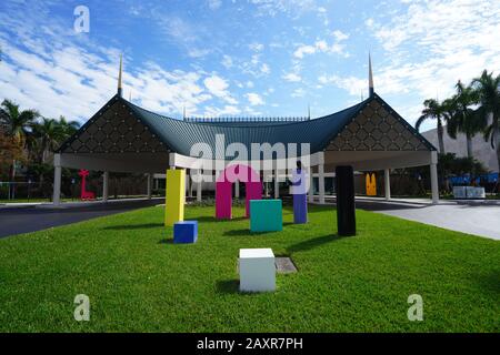 NAPLES, FL -30 JAN 2020- View of the Baker Museum at the Artis-Naples arts complex in Naples, Florida, United States. Stock Photo