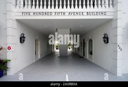 NAPLES, FL -30 JAN 2020- View of the Fifth Avenue South street in downtown Naples, Florida, United States. Stock Photo