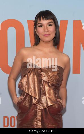 New York, USA. 12th Feb, 2020. NEW YORK, NEW YORK - FEBRUARY 12: Zoe Chao attends the premiere of 'Downhill' at SVA Theater on February 12, 2020 in New York City. Photo: Jeremy Smith/imageSPACE Credit: Imagespace/Alamy Live News Stock Photo