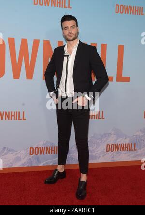 New York, USA. 12th Feb, 2020. NEW YORK, NEW YORK - FEBRUARY 12: Giulio Berruti attends the premiere of 'Downhill' at SVA Theater on February 12, 2020 in New York City. Photo: Jeremy Smith/imageSPACE Credit: Imagespace/Alamy Live News Stock Photo