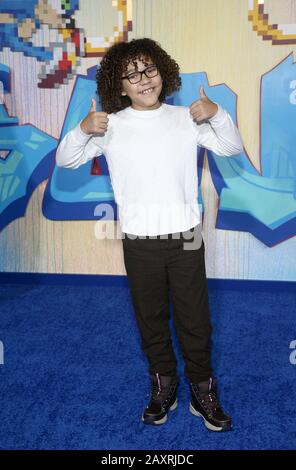 Los Angeles, Ca. 12th Feb, 2020. Ethan William Childress, at Sonic The Hedgehog Special Screening at Regency Village Theatre in Los Angeles, California on February 12, 2020. Credit: Faye Sadou/Media Punch/Alamy Live News Stock Photo