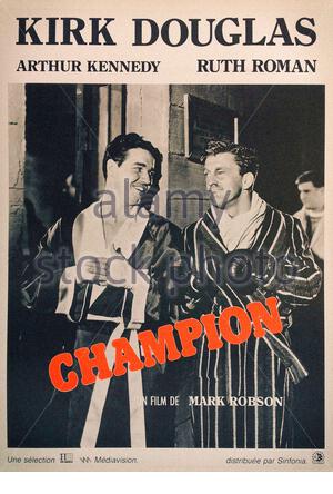KIRK DOUGLAS Poster Multiple Sizes Vintage Hollywood CHAMPION