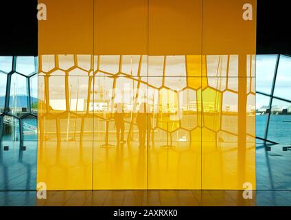 Harpa, architecture, city, Iceland, Reykjavik Stock Photo