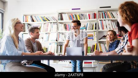 Entrepreneurs desginers architects business people conference in office Stock Photo