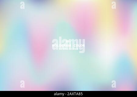 Abstract magic color of hologram design background. Use for ad, poster, artwork, template design, print. illustration vector eps10 Stock Vector