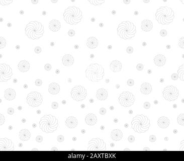 Marshmallows web vector seamless texture Stock Vector