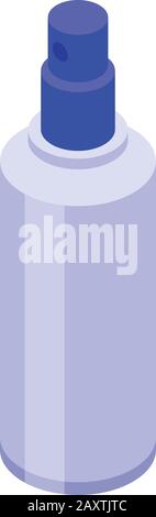 Perfume lotion icon, isometric style Stock Vector