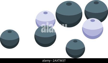 Fresh berry icon, isometric style Stock Vector