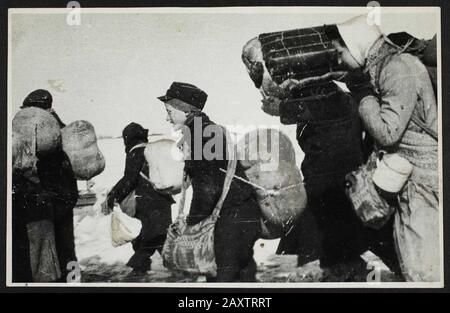 Life in Lodz Ghetto during The Second World War Stock Photo