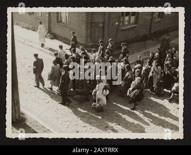 Life in Lodz Ghetto during The Second World War Stock Photo