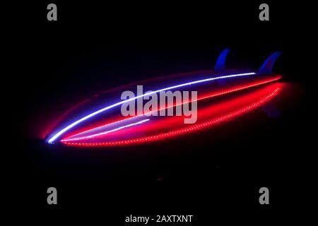 surfboard neon light