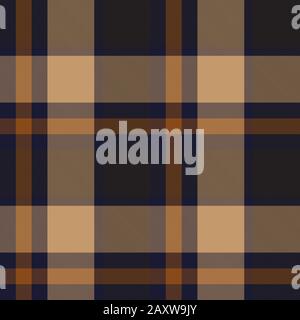 Classic Modern Plaid Tartan Seamless Pattern - This is a classic plaid, checkered, tartan pattern suitable for shirt printing, fabric, textiles Stock Vector