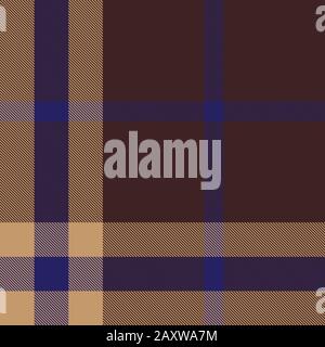 Classic Modern Plaid Tartan Seamless Pattern - This is a classic plaid, checkered, tartan pattern suitable for shirt printing, fabric, textiles Stock Vector
