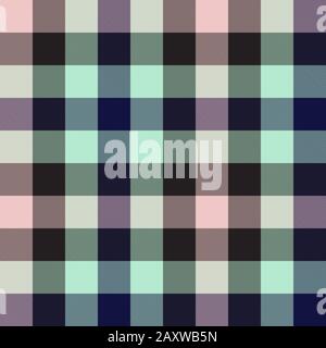 Classic Modern Plaid Tartan Seamless Pattern - This is a classic plaid, checkered, tartan pattern suitable for shirt printing, fabric, textiles Stock Vector