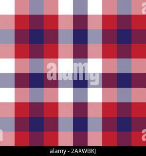 Classic Modern Plaid Tartan Seamless Pattern - This is a classic plaid, checkered, tartan pattern suitable for shirt printing, fabric, textiles Stock Vector